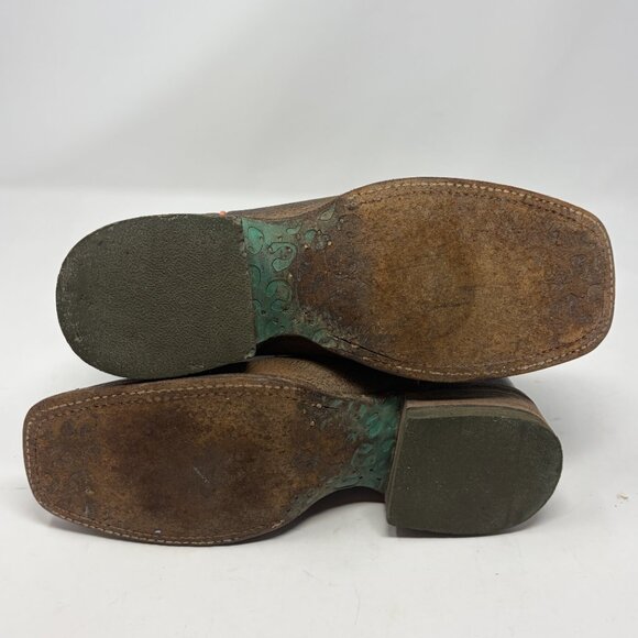 Ariat Gringa Western Boots 7 rainbow fishscale iridescent - Picture 10 of 13